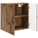 vidaXL Vegghengt skap Gammelt tre 59 x 31 x 60 cm Konstruert tre