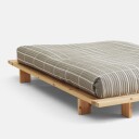 Marimekko Tiiliskivi Sengeteppe 260x260 cm Sand/Off white