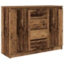  Skjenk med skuffer gammelt tre 100,5x35x76 cm konstruert tre