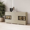 Skjenk Baros 2 Dører med 3 Skuffer - Lys beige