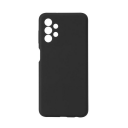 Estuff Madrid - Baksidedeksel For Mobiltelefon - Silk-Touch - Silikon - Svart - For Samsung Galaxy A13