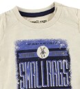 Small Rags T skjorte   Krem Melert m. Trykk   Small Rags   62   T skjorte   Hvit