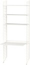 String barnerom hvit & beige Kombinasjon C