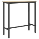 vidaXL bord Sonoma eik 100 x 40 x 100,5 cm Konstruksjonsvirke og stål