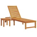  Solseng med Bord Solid Akasietre