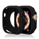 Hurtel Silikondeksel til Apple Watch 49 mm (Ultra 1/2) Svart