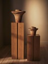 Evio Vase H35 cm Burnt Umber