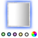  LED badespeil betonggrå 40x8,5x37 cm akryl