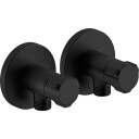 Damixa Stopventil 1/2 X 3/8" Nippel 2 Stk. Matt Sort Matte Black