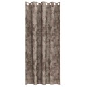  Gardin med gardiner 2 pcs Cappuccino 245 x 140 cm Fløyel