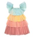 Meri Meri Kostymer Tyllkjole/Krone Rainbow Meri Meri 3-4 år (98-104) Kostymer Blå Grønn Gul Hvit Rosa 215344-NC