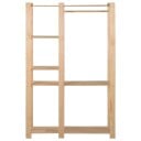 vidaXL Klesstativ 110x38x170 cm heltre furu