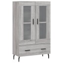 vidaXL Highboard grå sonoma 69,5x31x115 cm konstruert tre