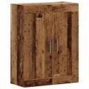  Veggmontert skap gammelt tre 69,5x34x90 cm konstruert tre 8721158445537