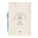 Alice in Wonderland A5 notatbok med penn, førsteklasses kvalitet