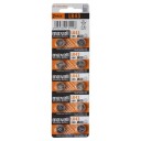 Maxell LR43 Alkalisk Batteri 10-pakning - 1,5V fjernkontroll- og knappecellebatterier