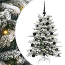  Kunstig sammensatt juletre Hvit 120 cm PE og PVC