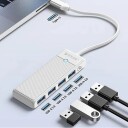 Orico PAPW4A-C3 USB-hub med 4x USB-A 3.0 1m Hvit
