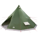 Tipi telt med tak med lagring grønn 560 x 560 x 300 cm taft