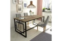 Hejde Spisebord 160 cm - Brun/Svart