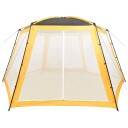 vidaXL Bassengtelt stoff 590x520x250 cm gul