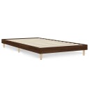 vidaXL Sengeramme brun eik 90x200 cm konstruert tre