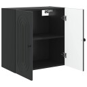 vidaXL Vegghengt skap Svart 59 x 31 x 60 cm Konstruert tre