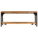  Salongbord med hylle 100x60x35 cm gjennvunnet heltre 8718475741367