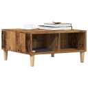  Salongbord gammelt tre 60x60x30 cm konstruert tre 8721158555595