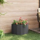 vidaXL Plantekassed Svart 60 x 30 x 35 cm Stål