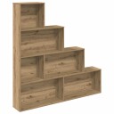 Bokhylle artisan eik 157x24x160 cm konstruert tre