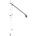 vidaXL Manuell uttrekkbar markise 250 cm antrasitt