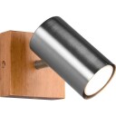 Trio Lighting Marley vegglampe tre/stål