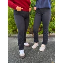 Lois Dame Jeans Svart W25 L32,
