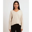 Gaudi Dame Strikkevarer Beige L,