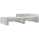  Sengeramme betonggrå 75x190 cm konstruert tre 8721102822117