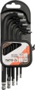 Yato YT-0560 Unbrakonøkkelsett med kulehode 1,27-10 mm, 10 deler