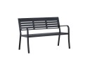 Venture Design Elvas benk Svart 125 x 60 cm Svart