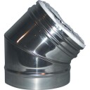 5" Metalbestos Multi50 albue 45° stainless steel 5 inch