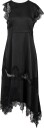 Coster Copenhagen   Kjole Asymetric dress with lace   Svart
