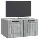  Vegghengt TV skap Grå sonoma 59,5 x 41 x 30 cm Konstruert tre