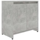 vidaXL Baderomsskap betonggrå 60x33x61 cm sponplate