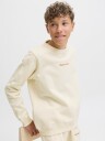 Jack & Jones Junior Antique White Jornorrebro Emb Sweat Crew Noos Jnr 152