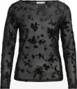 Vila Vimiranda L/S Top/Dc   BLACK BEAUTY   XS