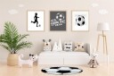 KMCarpets Gulvteppe Play Fotball Rundt 133