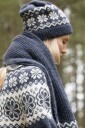 Dale Garn 406 01 Q Symre Kofte Indigo
