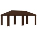  Hage Gazebo 6 x 3 m Brun Polyester og stål 190