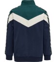 Hummel Cardigan   hmlBradley Zip   Black Iris   Hummel   4 år 104   Cardigan Blå Grønn Hvit