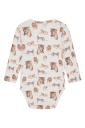 Hust and Claire Buller Body Long Sleeve Hvit 56