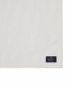 Lexington White Jacquard Cotton Serviett 50x50 cm Hvit
